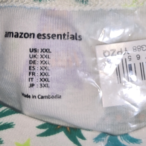 Christmas Tree Print Pajamas Adults New XXL Unisex - Picture 2 of 15